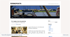 Desktop Screenshot of fermoposta.wordpress.com