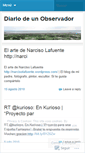 Mobile Screenshot of diarioobservador.wordpress.com