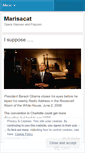 Mobile Screenshot of marisacat.wordpress.com