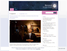 Tablet Screenshot of marisacat.wordpress.com