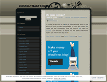 Tablet Screenshot of luisasantiaga.wordpress.com