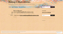 Desktop Screenshot of makeup4blackwomen.wordpress.com