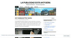 Desktop Screenshot of lapublicidadestaahifuera.wordpress.com