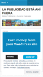 Mobile Screenshot of lapublicidadestaahifuera.wordpress.com