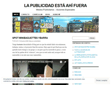 Tablet Screenshot of lapublicidadestaahifuera.wordpress.com