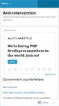 Mobile Screenshot of antiintervention.wordpress.com