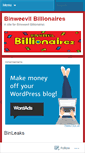Mobile Screenshot of binweevilbillionaires.wordpress.com