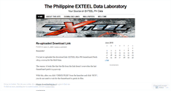 Desktop Screenshot of exteelphdatalabs.wordpress.com