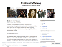 Tablet Screenshot of petsound.wordpress.com