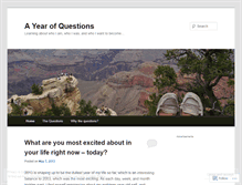 Tablet Screenshot of my365questions.wordpress.com