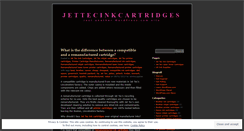 Desktop Screenshot of jettecinkcartridges.wordpress.com
