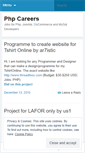 Mobile Screenshot of phpcareers.wordpress.com