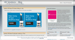 Desktop Screenshot of hrsolutionsuk.wordpress.com