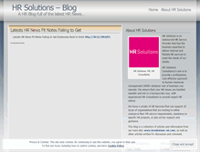 Tablet Screenshot of hrsolutionsuk.wordpress.com