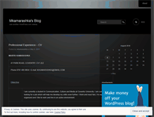 Tablet Screenshot of mkamarashka.wordpress.com