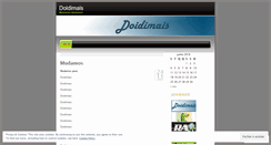 Desktop Screenshot of doidimais.wordpress.com