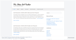 Desktop Screenshot of mssteinartteacher.wordpress.com