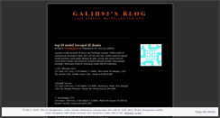 Desktop Screenshot of galih93.wordpress.com
