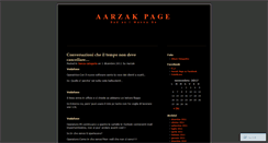 Desktop Screenshot of aarzakflare.wordpress.com