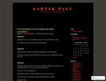 Tablet Screenshot of aarzakflare.wordpress.com