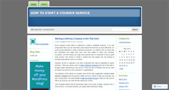 Desktop Screenshot of courierpros.wordpress.com