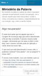 Mobile Screenshot of ministeriodapalavra.wordpress.com