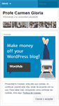 Mobile Screenshot of profecarmengloria.wordpress.com