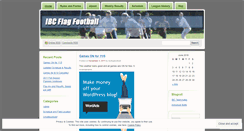 Desktop Screenshot of ibcflagfootball.wordpress.com