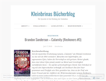 Tablet Screenshot of kleinbrina.wordpress.com