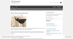Desktop Screenshot of ioscommunity.wordpress.com