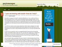 Tablet Screenshot of paytonesque.wordpress.com