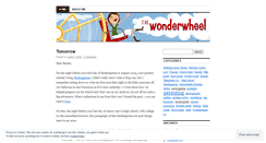 Desktop Screenshot of mywonderwheel.wordpress.com