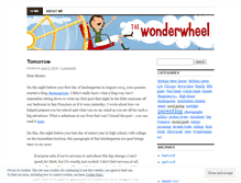Tablet Screenshot of mywonderwheel.wordpress.com