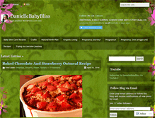 Tablet Screenshot of daniellebabybliss.wordpress.com