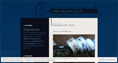 Desktop Screenshot of nadelfadenwollestoff.wordpress.com