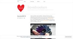 Desktop Screenshot of iloveboeken.wordpress.com
