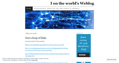 Desktop Screenshot of iontheworld.wordpress.com