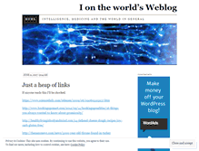 Tablet Screenshot of iontheworld.wordpress.com