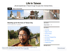 Tablet Screenshot of livingintaiwan.wordpress.com