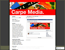 Tablet Screenshot of carpemedium.wordpress.com