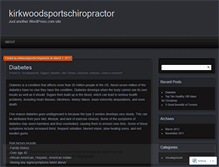Tablet Screenshot of kirkwoodsportschiropractor.wordpress.com