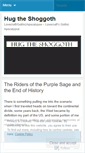 Mobile Screenshot of hugtheshoggoth.wordpress.com