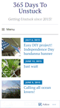 Mobile Screenshot of 365daystounstuck.wordpress.com