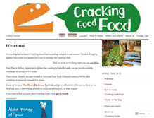 Tablet Screenshot of crackinggoodfood.wordpress.com