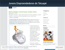 Tablet Screenshot of empreendendotatuape.wordpress.com