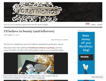 Tablet Screenshot of gr8findings.wordpress.com