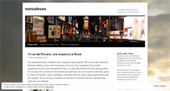 Desktop Screenshot of menudeses.wordpress.com