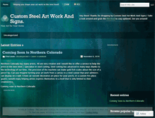 Tablet Screenshot of newageart.wordpress.com