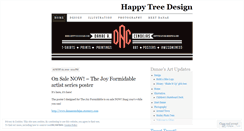 Desktop Screenshot of happytreedesign.wordpress.com