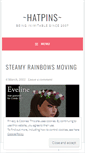 Mobile Screenshot of hatpins.wordpress.com